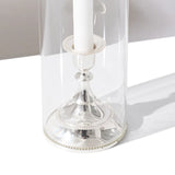 SHORT |Silver Antique Candle Holder Hire