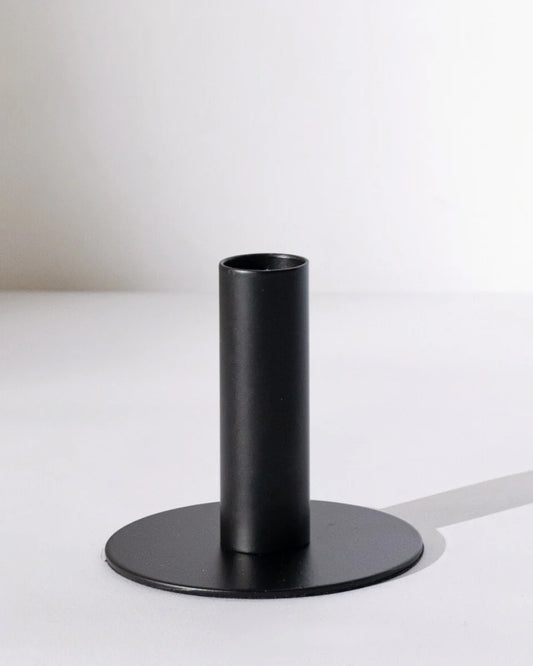 BLACK | Plated Candle Holder Hire