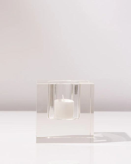 CUBE | Crystal Glass Votive Hire