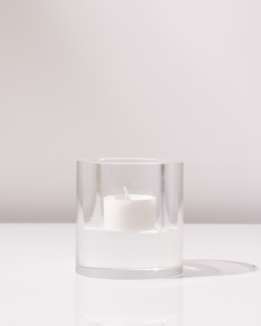 ROUND | Crystal Glass Votive Hire